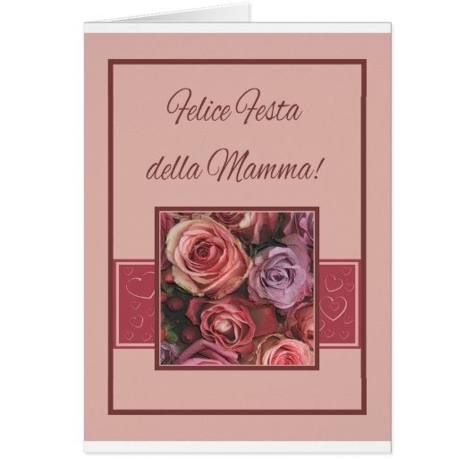 italiaanse gelukkige moederdag! (Voorkant)