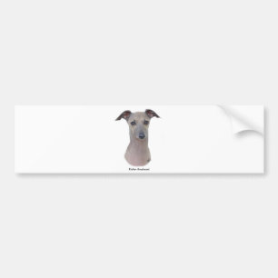 Italiaanse Greyhound 9K75D-11 Bumpersticker