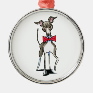 Italiaanse Greyhound Antonio Metalen Ornament