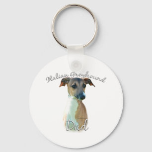 Italiaanse Greyhound Dad 2 Sleutelhanger