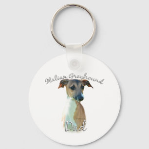 Italiaanse Greyhound Dad 2 Sleutelhanger