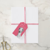 Italiaanse Greyhound Dog Funny kerstfeestdagen Cadeaulabel (Met Touw)