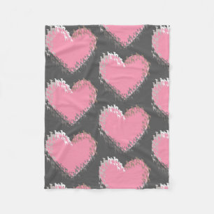 Italiaanse Greyhound Dog Heart Blanket. Gekke Iggy Fleece Deken