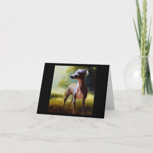 Italiaanse Greyhound Dog Kaart