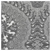 Italiaanse Greyhound Fabric Pattern Joann Fabric I Stof (Close Up)