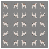 Italiaanse Greyhound Fabric Stof (Close Up)