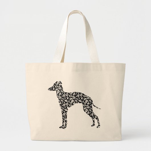Italiaanse Greyhound Grote Tote Bag (Voorkant)