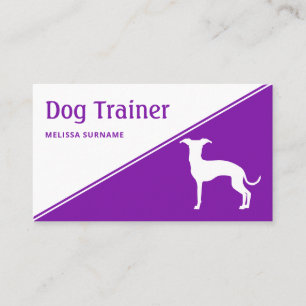 Italiaanse Greyhound honden trainer in elke kleur Visitekaartje