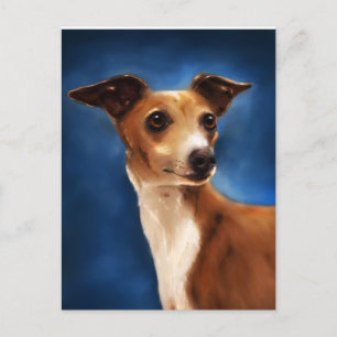 Italiaanse Greyhound Hondenkunst - Magnifico Briefkaart