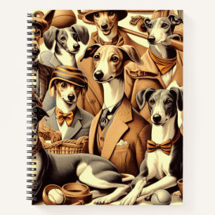  Italiaanse Greyhound Illustratie Notitieboek