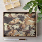  Italiaanse Greyhound Illustratie Tissuepapier (Geschenk)