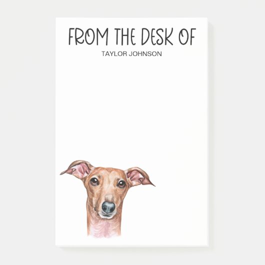 Italiaanse Greyhound Lover Post-it® Notes (Voorkant)