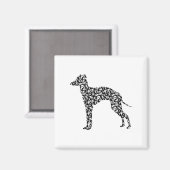 Italiaanse Greyhound Magneet (Voorkant / Achterkant)