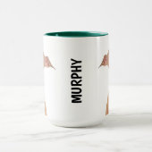 Italiaanse Greyhound Personalized Mug Mok (Midden)