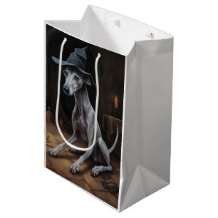 Italiaanse Greyhound pompoenen Halloween eng Medium Cadeauzakje
