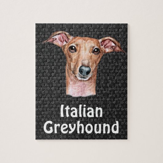 Italiaanse Greyhound Puzzle Legpuzzel (Verticaal)