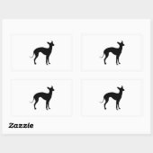Italiaanse Greyhound Rechthoekige Sticker (Vel)