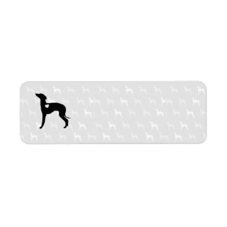 Italiaanse Greyhound Return Address Labels