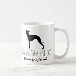 Italiaanse Greyhound Silhouette World's grootste h Koffiemok