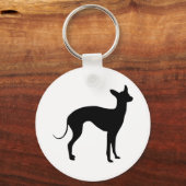 Italiaanse Greyhound Sleutelhanger (Voorkant)