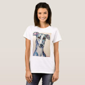 Italiaanse Greyhound T-shirt (Voorkant volledig)