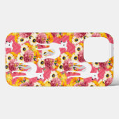 Italiaanse greyhounds of hippets met Flowers Hoesj Case-Mate iPhone Case (Achterkant (horizontaal))