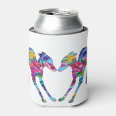 Italiaanse Greyhounds spelen Blikjeskoeler (Blikje Voorkant)