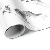 Italiaanse Greyhoundstijl Cadeaupapier (Rol Hoek)