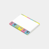 Italiaanse griezelige cartoon pop post-it® notes (Schuin)