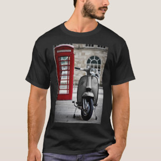 Italiaanse Grijze Lambretta GP Scooter Poster T-shirt