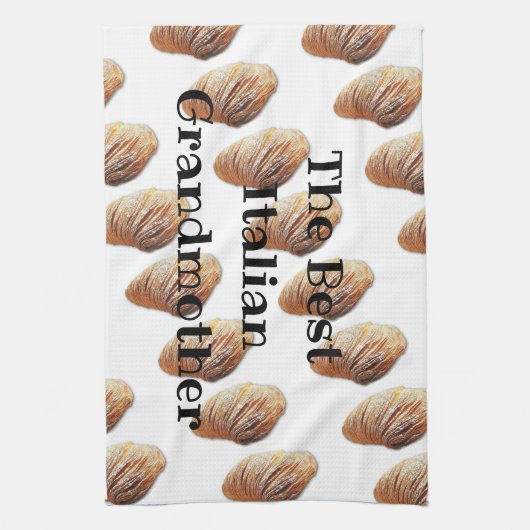 Italiaanse grootmoeder - Keukendoek Theedoek (Verticaal)
