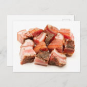 Italiaanse guanciale briefkaart (Voorkant / Achterkant)