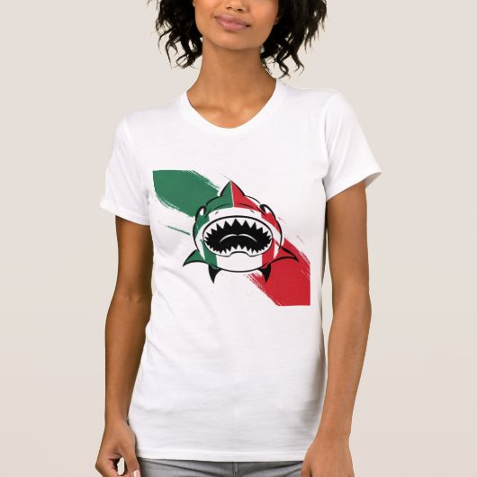 italiaanse haai t-shirt (Voorkant)