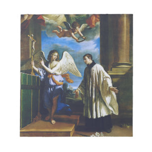 Italiaanse heilige Aloysius Gonzaga Notitieblok