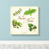 Italiaanse Herbs Canvas Art (Insitu (Houten vloer))