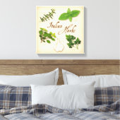 Italiaanse Herbs Canvas Art Afdruk (Insitu (Slaapkamer))