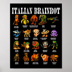 Italiaanse Hersenrot Italiaanse Hersenrot Grappige Poster