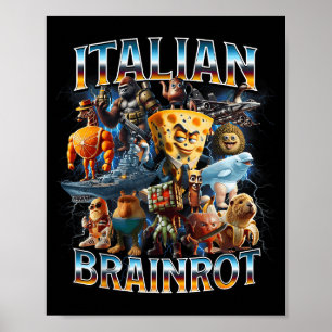 Italiaanse Hersenrot Italiaanse Hersenrot Grappige Poster