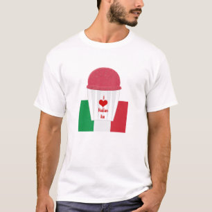 Italiaanse Ice Cup kleurrijke Italiaanse Ice shirt