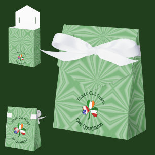 Italiaanse Ierse Amerikaanse Shamrock Gepersonalis Bedankdoosjes