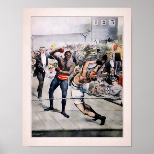  Italiaanse Johnson Jeffries Illustratie Poster (Voorkant)