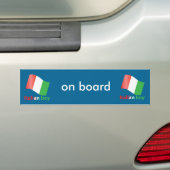 Italiaanse jongen bumpersticker (Op auto)