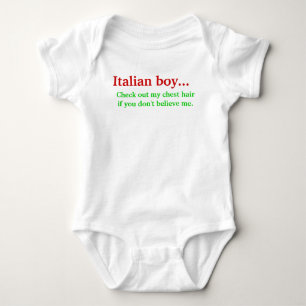Italiaanse jongen... Kijk eens naar mijn haar als Romper