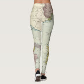 Italiaanse kaart leggings (Achterkant)