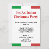 Italiaanse Kerst Ezel Kerstmis Kaart (Achterkant)