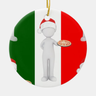 italiaanse kerst keramisch ornament