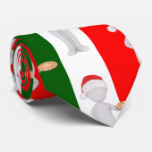 italiaanse kerst stropdas (Opgerold)