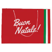 Italiaanse kerstcadeauzak groot cadeauzakje (Achterkant)
