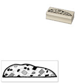 Italiaanse Kerstfruitcake Biscotti Pasticceria Rubberstempel (Gestempeld)