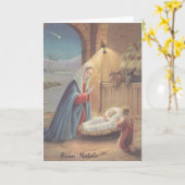  Italiaanse kerstkaart Kaart (Gele Bloem)